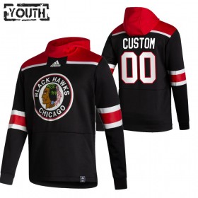 Chicago Blackhawks Custom 2020-21 Reverse Retro Hoodie Sawyer - Kinderen